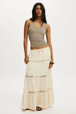 Haven Multi Tiered Maxi Skirt