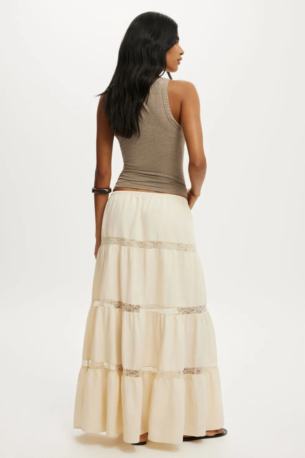 Haven Multi Tiered Maxi Skirt