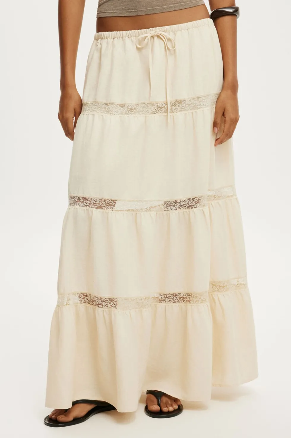 Haven Multi Tiered Maxi Skirt