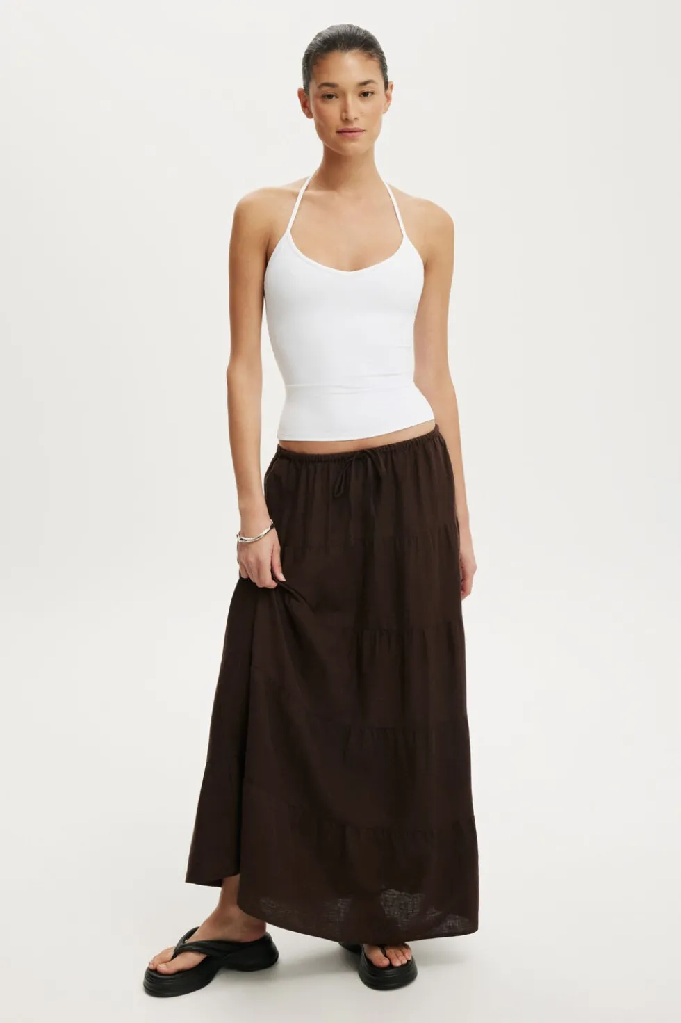 Haven Multi Tiered Maxi Skirt