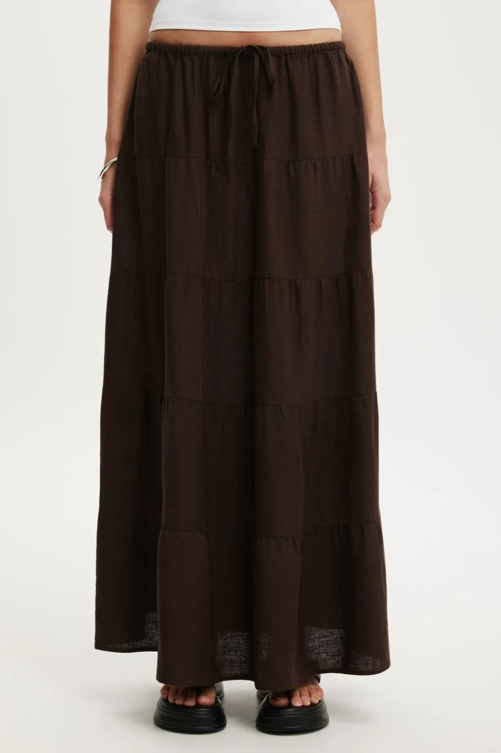 Haven Multi Tiered Maxi Skirt