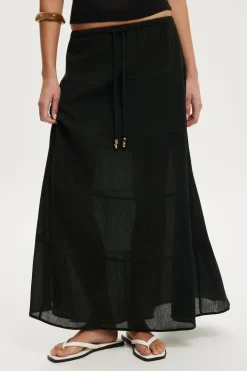 Haven Multi Tiered Maxi Skirt