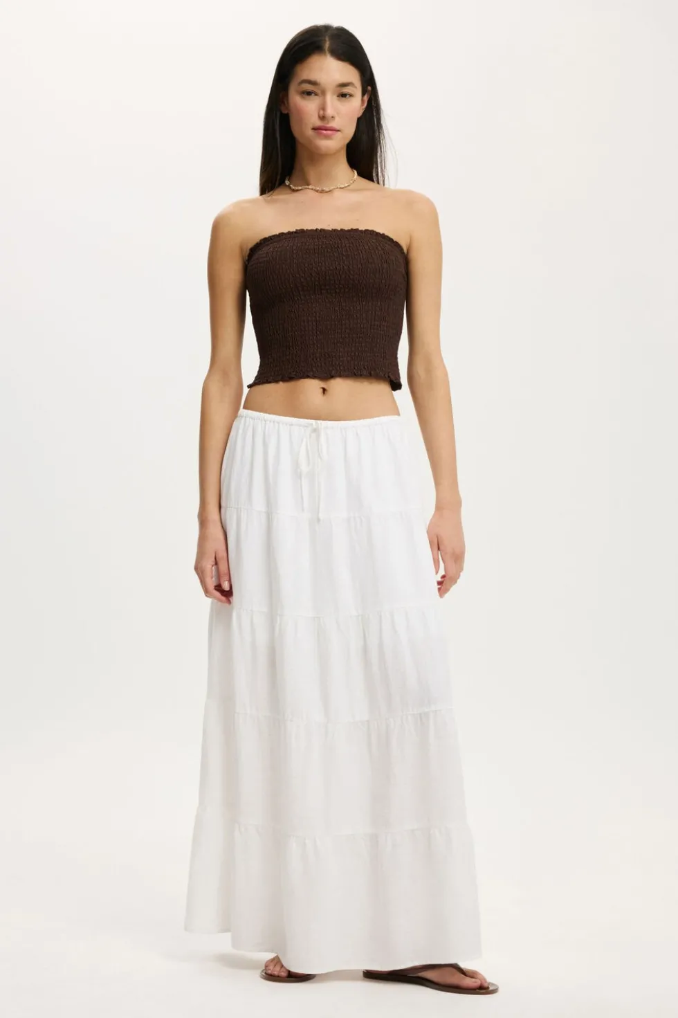 Haven Multi Tiered Maxi Skirt
