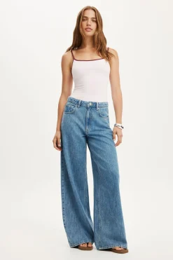 High Rise Wide Jean