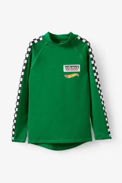 Hot Wheels Long Sleeve Raglan Rash Vest