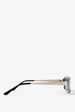 Jamie Metal Slim Wrap Around Sunglasses