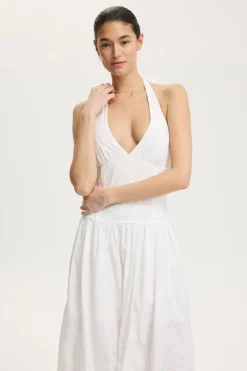 Kaity Halter Midi Dress