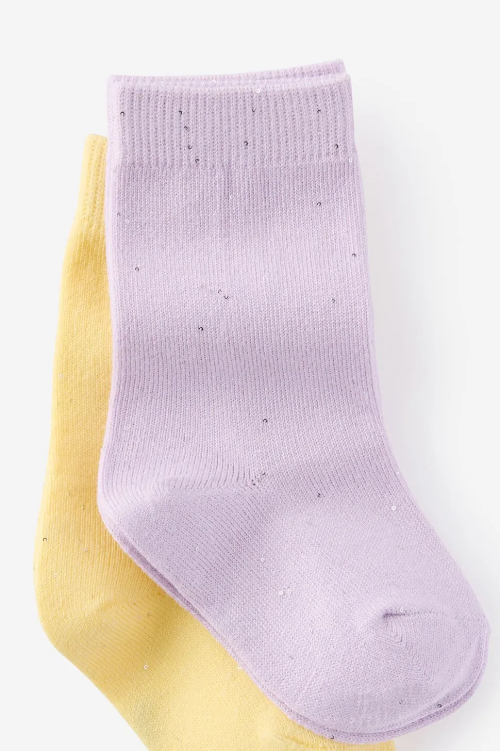 Kids 2Pk Longline Crew Socks