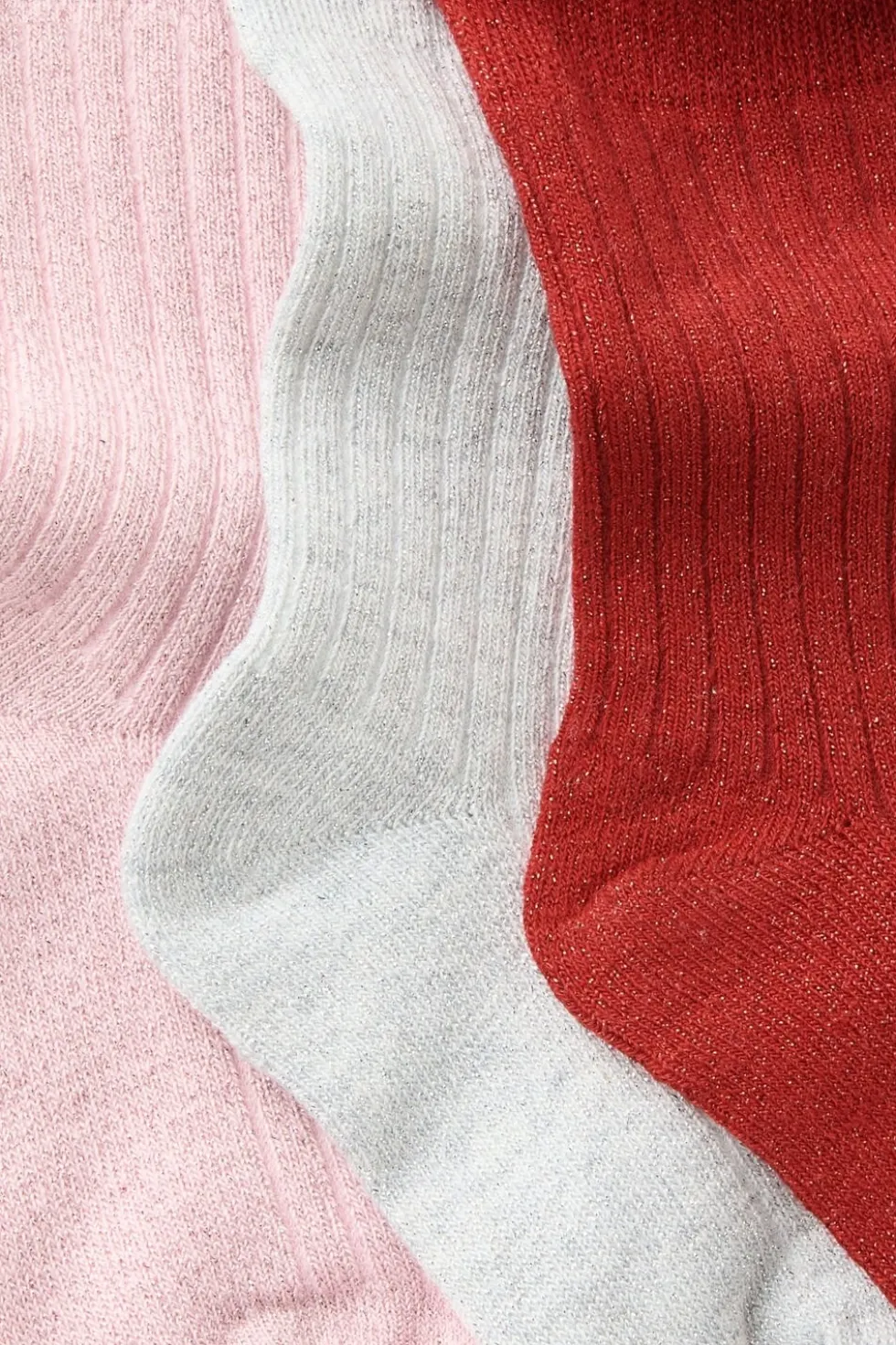 Kids 3Pk Sparkle Socks