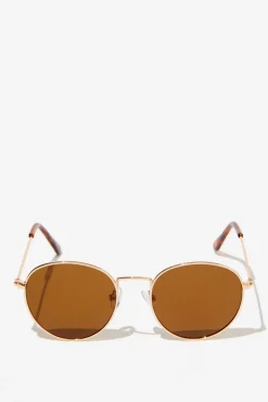 Kids Riley Round Metal Sunglasses