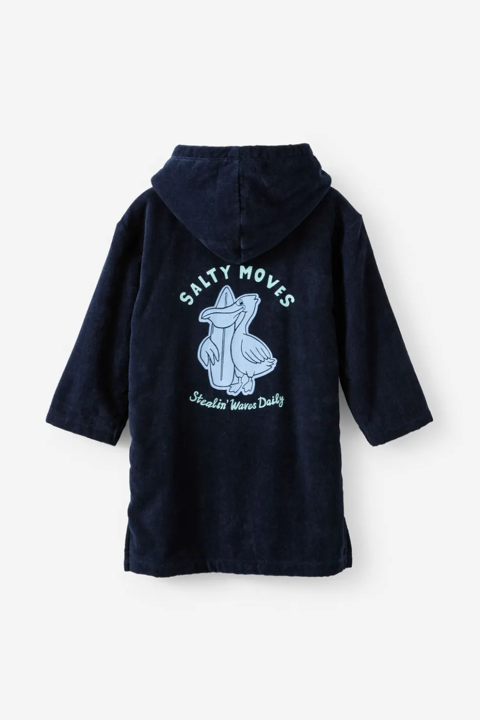 Kids Zip Thru Hooded Towel