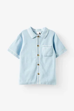 Knitted Short Sleeve Shirt