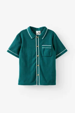 Knitted Short Sleeve Shirt