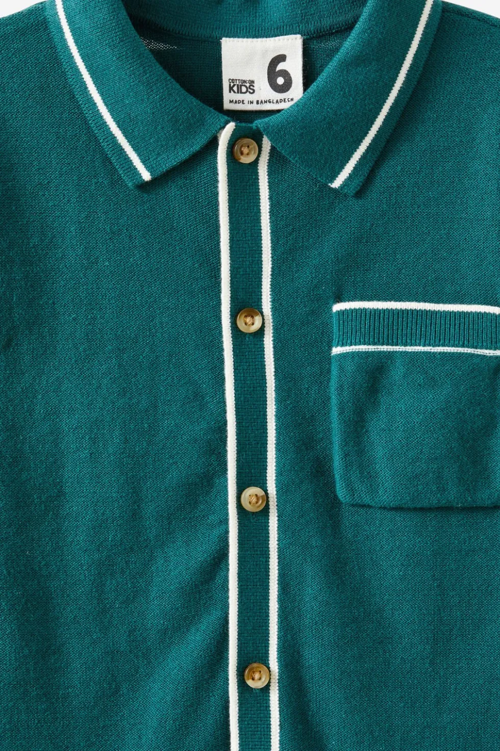 Knitted Short Sleeve Shirt