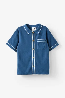 Knitted Short Sleeve Shirt