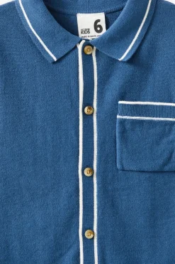 Knitted Short Sleeve Shirt