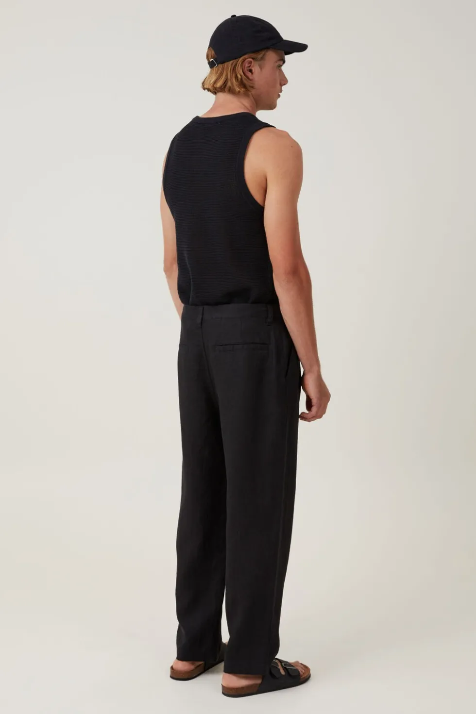 Linen Pleat Pant