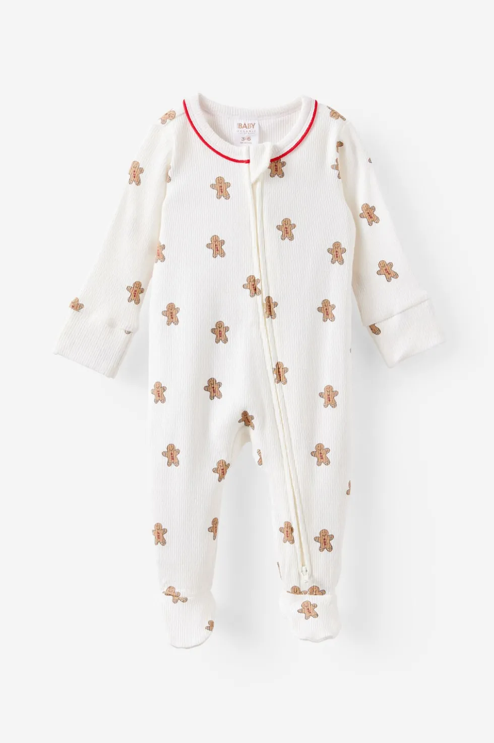 Littlie Organic Long Sleeve Zip All In One Romper