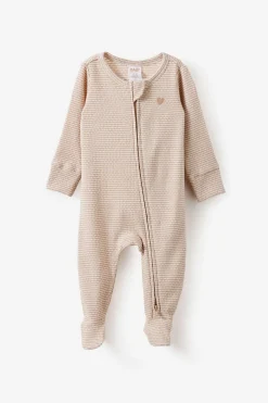 Littlie Organic Long Sleeve Zip All In One Romper