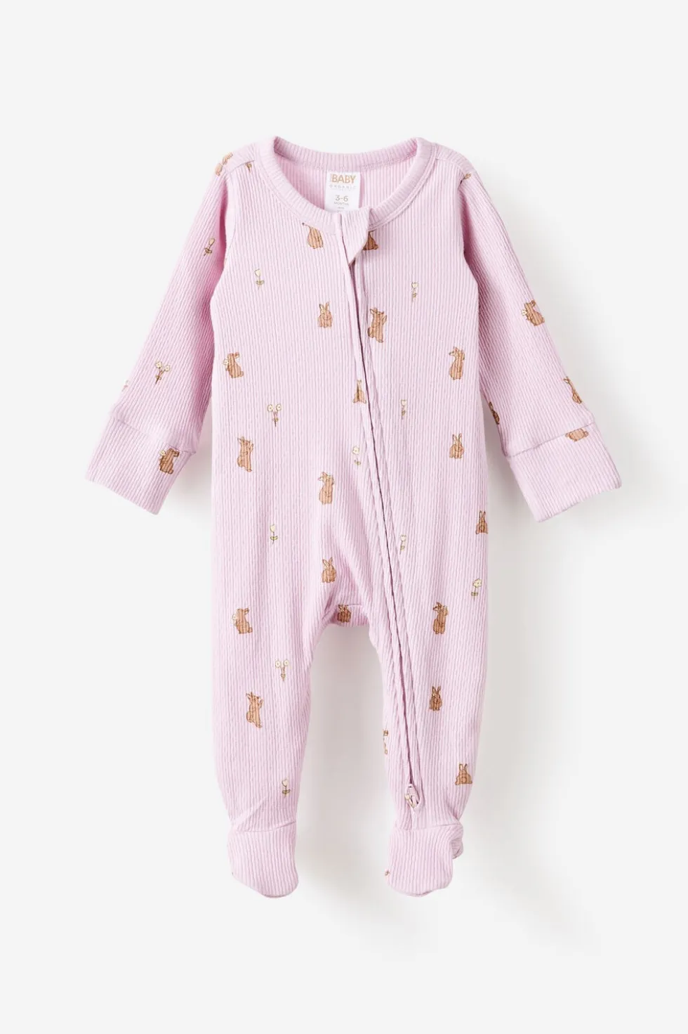 Littlie Organic Long Sleeve Zip All In One Romper
