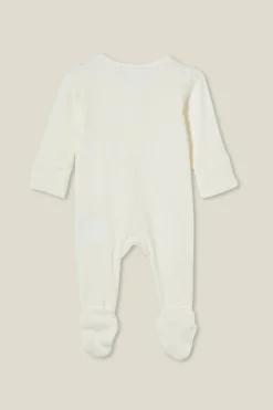 Littlie Organic Long Sleeve Zip All In One Romper