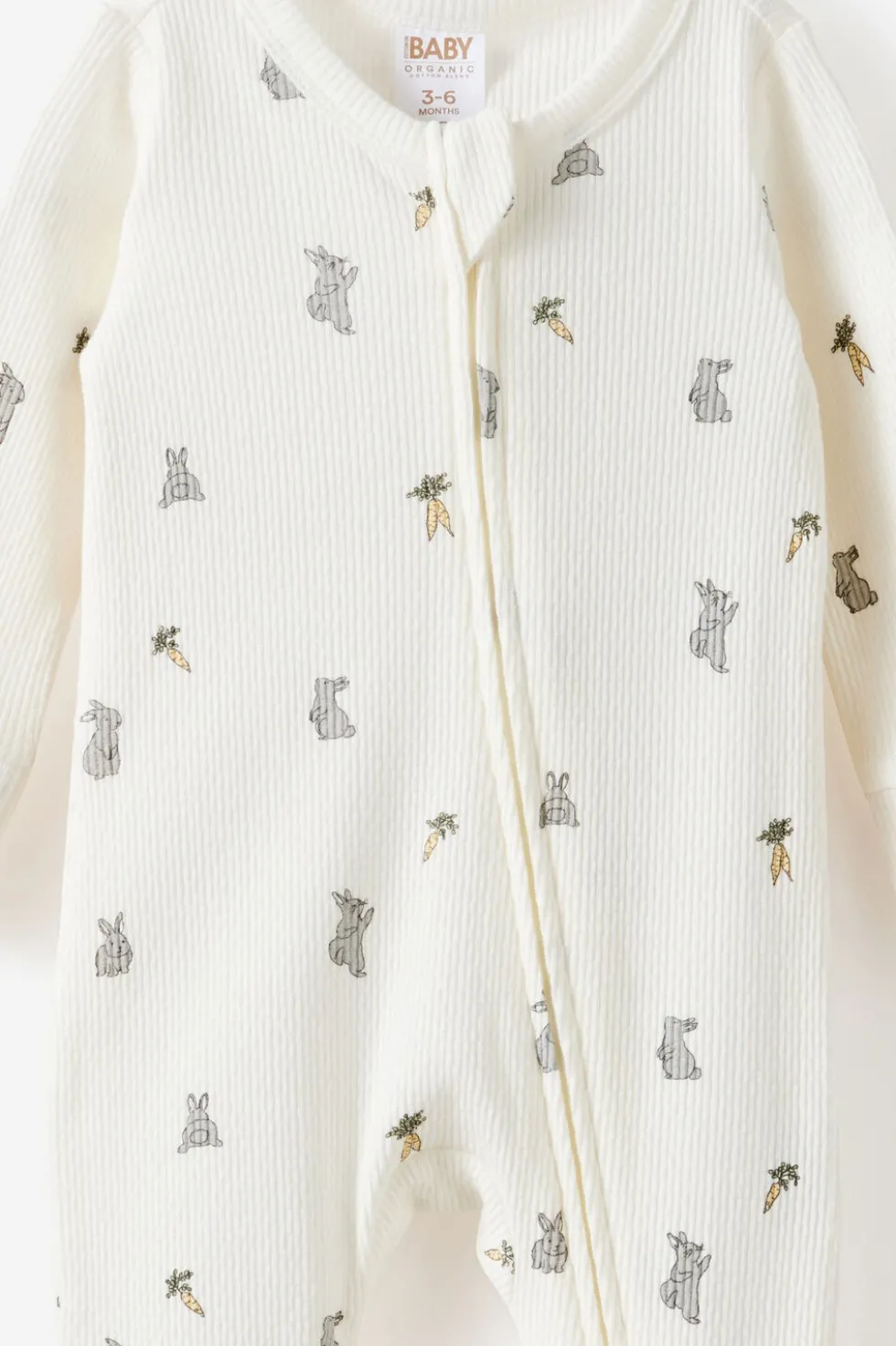 Littlie Organic Long Sleeve Zip All In One Romper