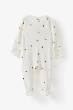Littlie Organic Long Sleeve Zip All In One Romper