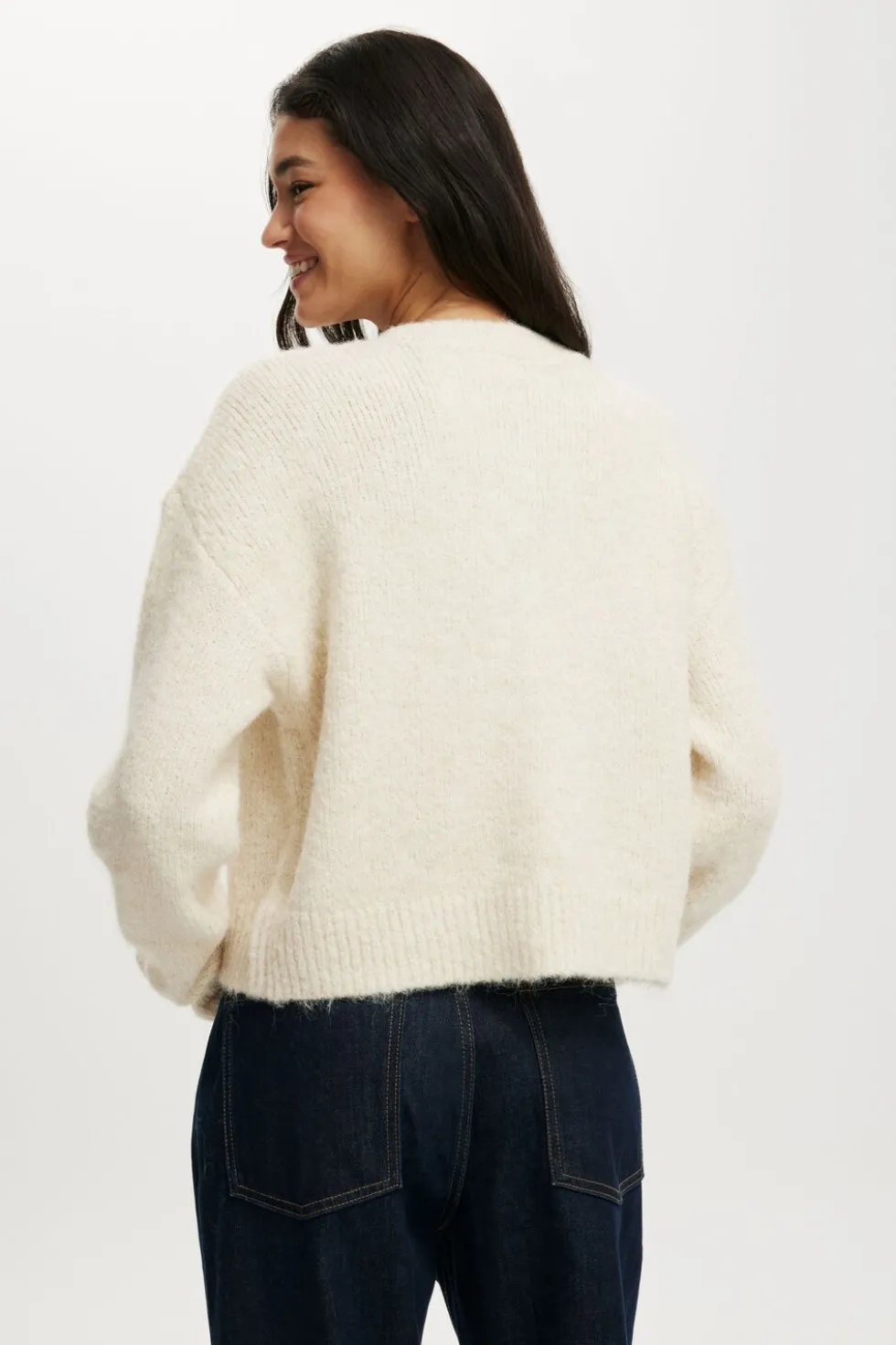 Lofty Luxe Crew Cardigan