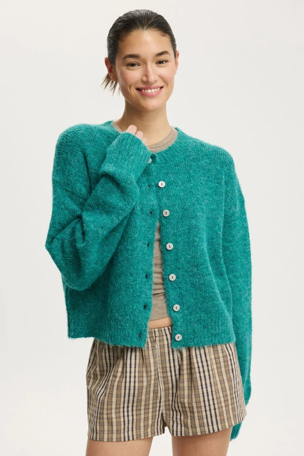 Lofty Luxe Crew Cardigan