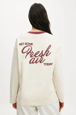 Long Sleeve Graphic Crew