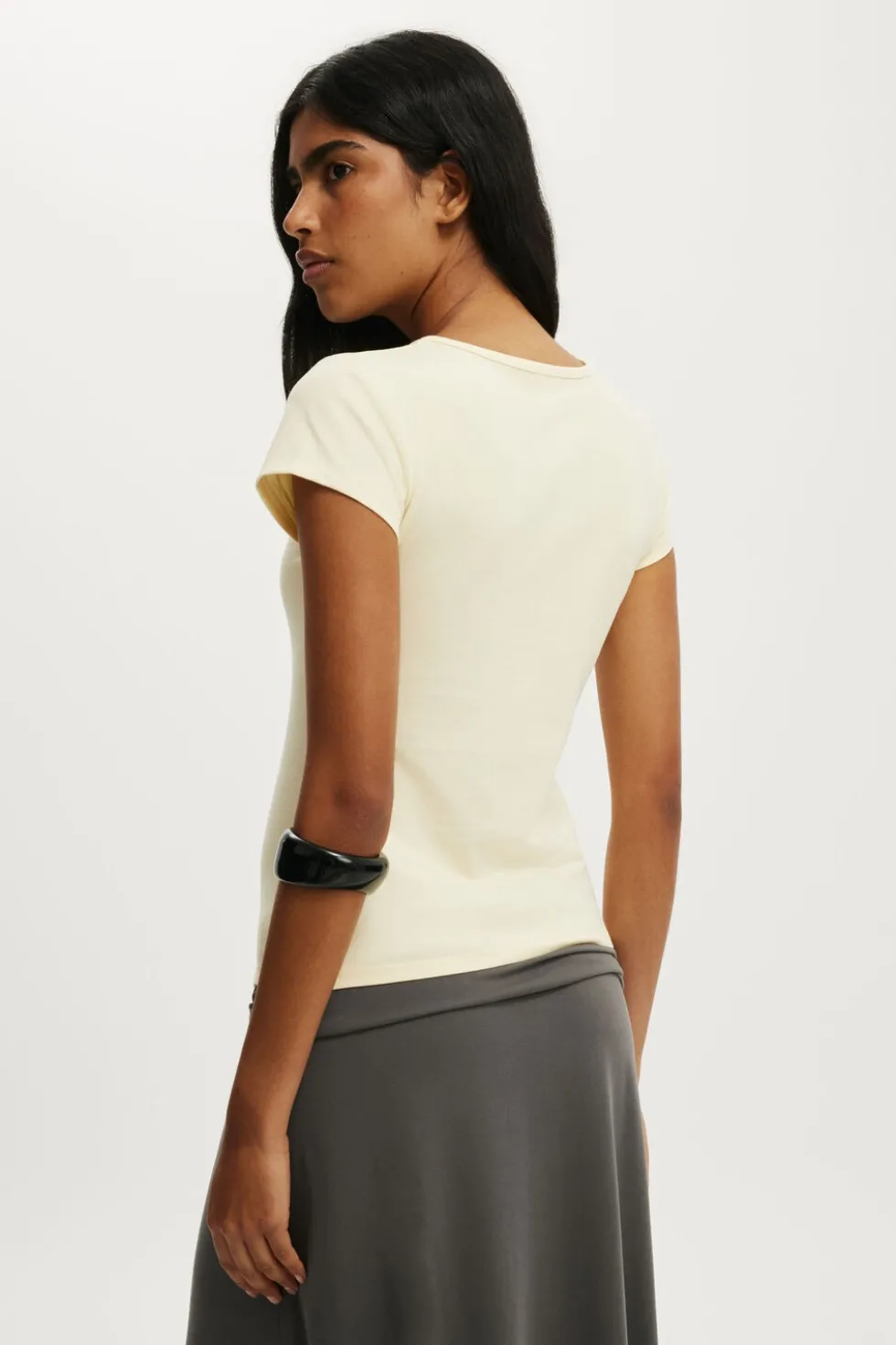 Longline Crew Short Sleeve Tee