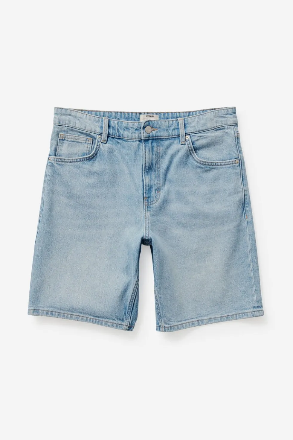Loose Straight Denim Short