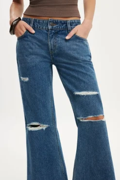 Low Relaxed Flare Jean