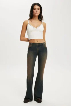 Low Rise Bootcut Jean