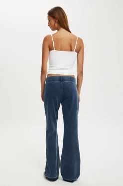 Low Rise Bootleg Sweatpant