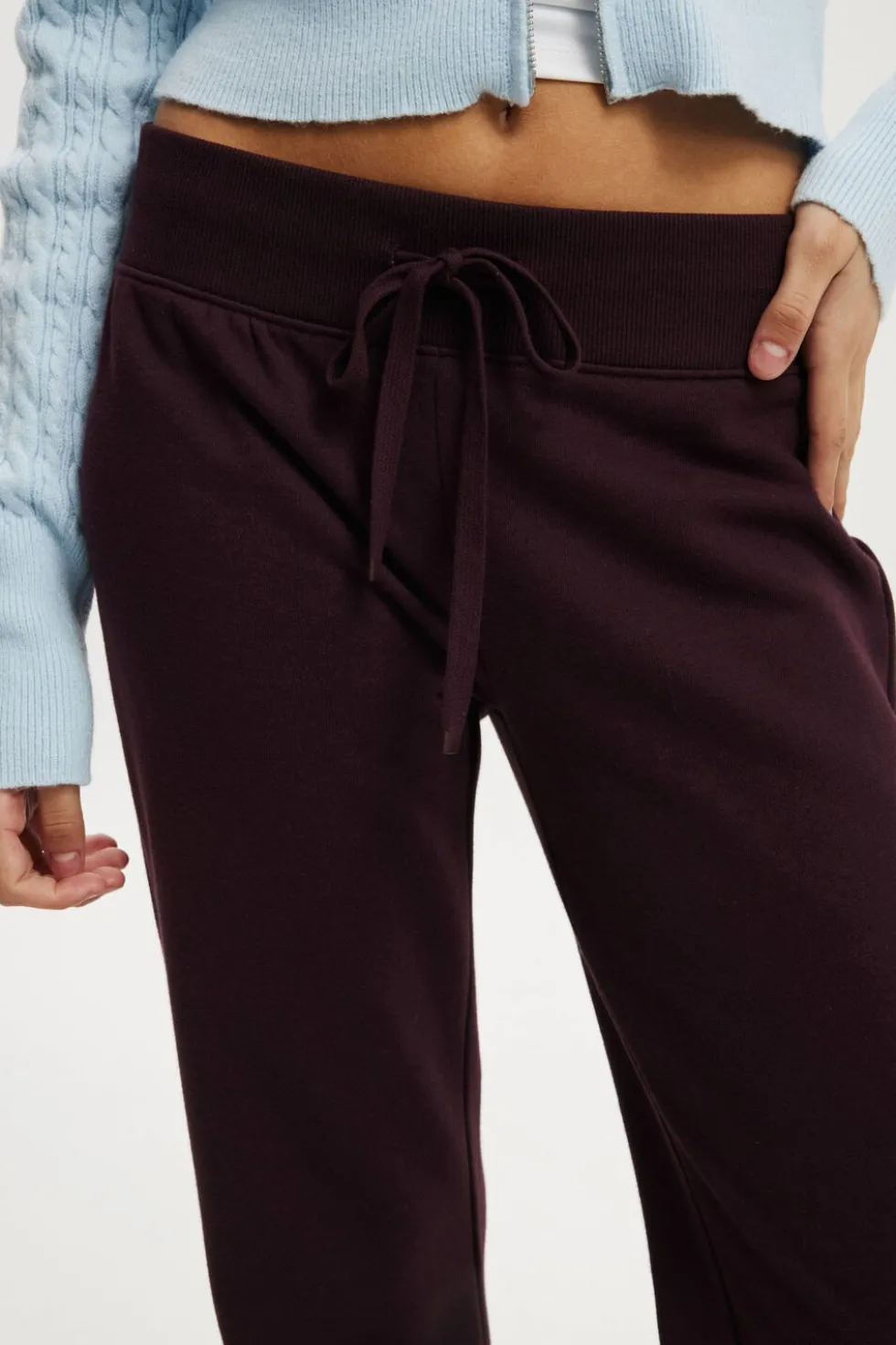 Low Rise Bootleg Sweatpant