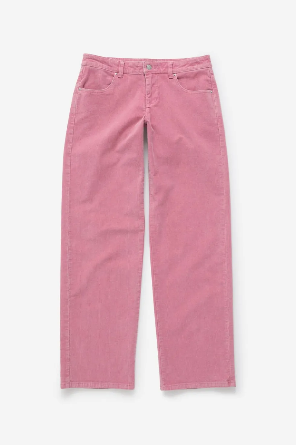 Low Rise Straight Cord Pant