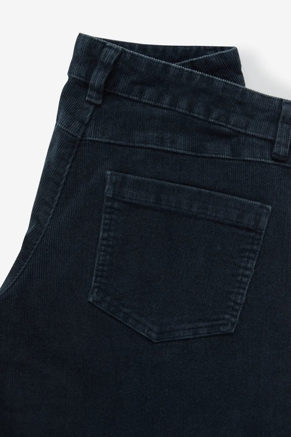Low Rise Straight Cord Pant