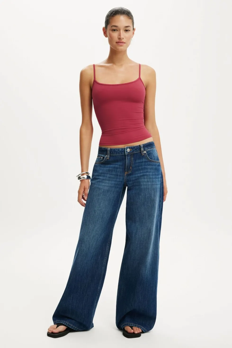 Low Rise Wide Jean