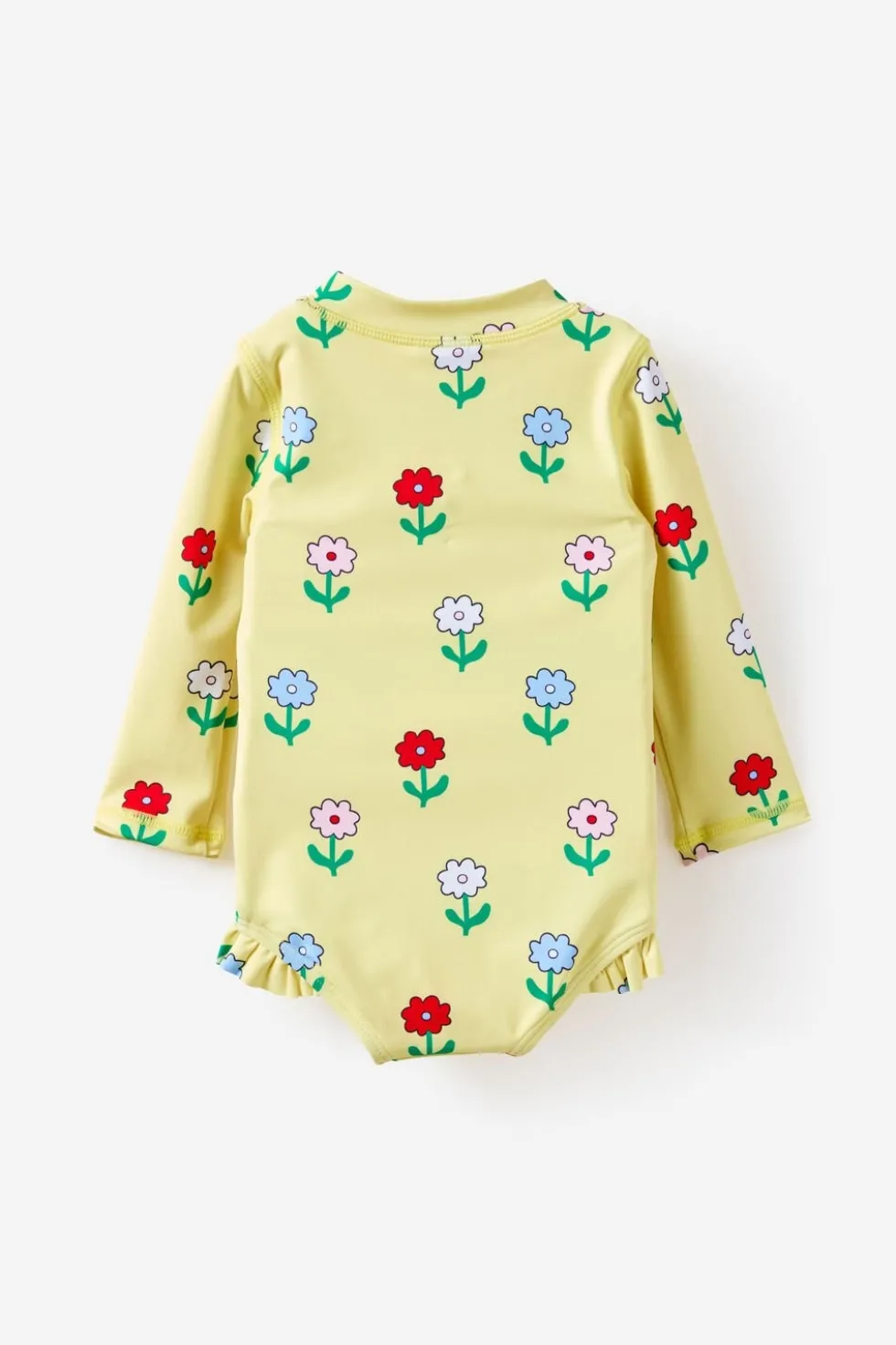 Lucy Long Sleeve Ruffle Back Swimsuit