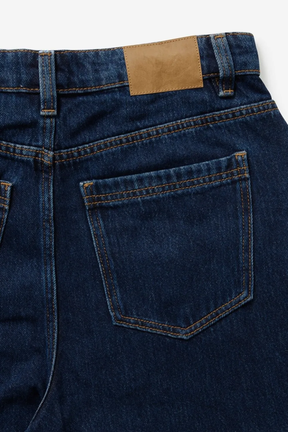 Lyocell Wide Denim Jort