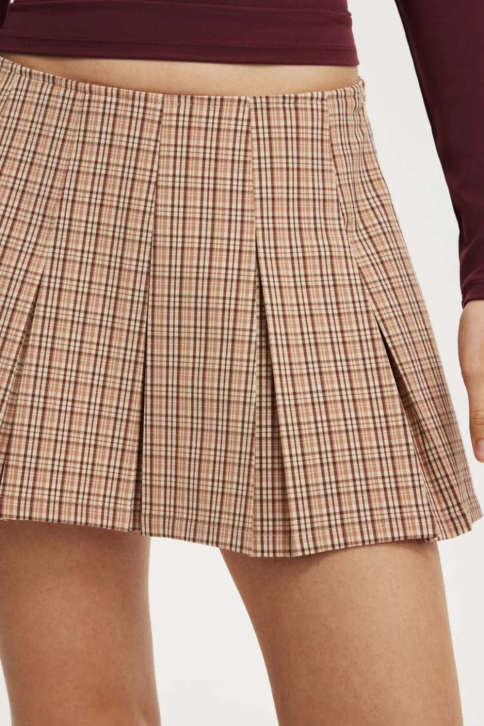 Mae Pleated Mini Skirt
