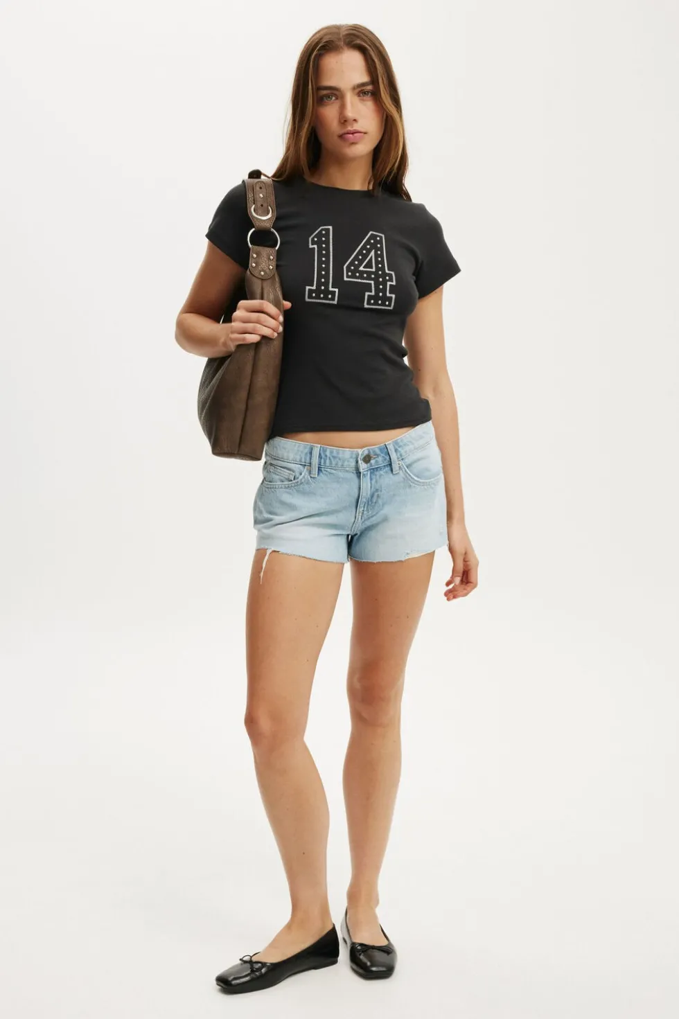 Micro Low Denim Short