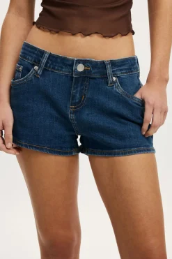 Micro Low Denim Short
