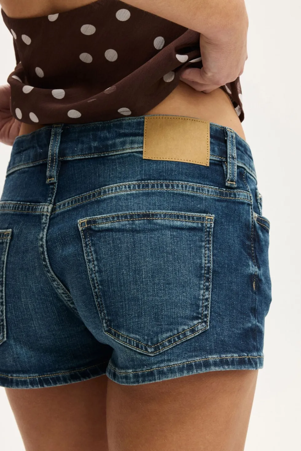 Micro Low Denim Short