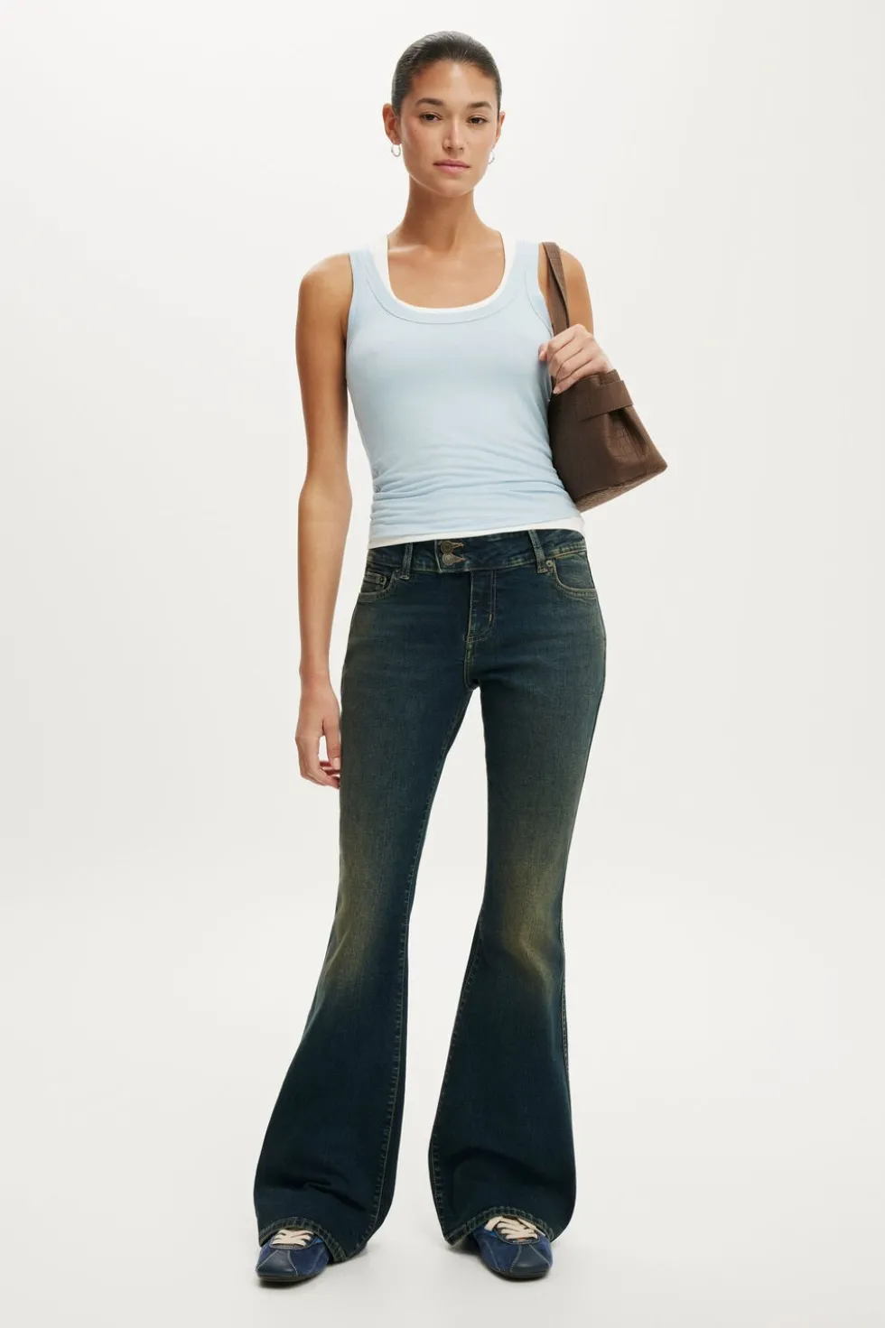 Mid Rise Bootcut Jean