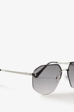 Mikayla Rimless Aviator Sunglasses