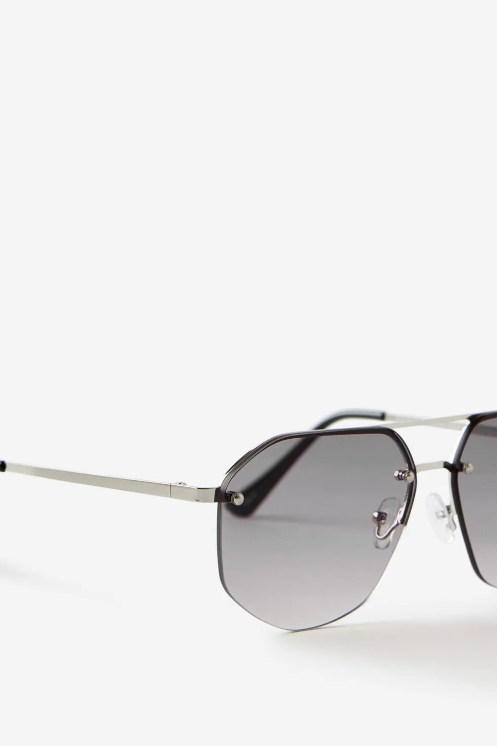 Mikayla Rimless Aviator Sunglasses