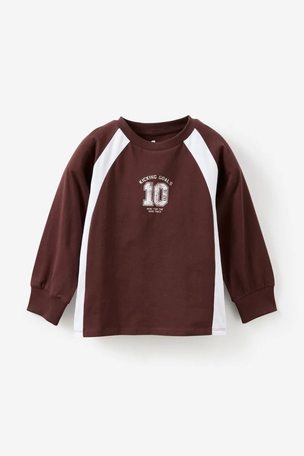 Moto Panelled Long Sleeve Tee