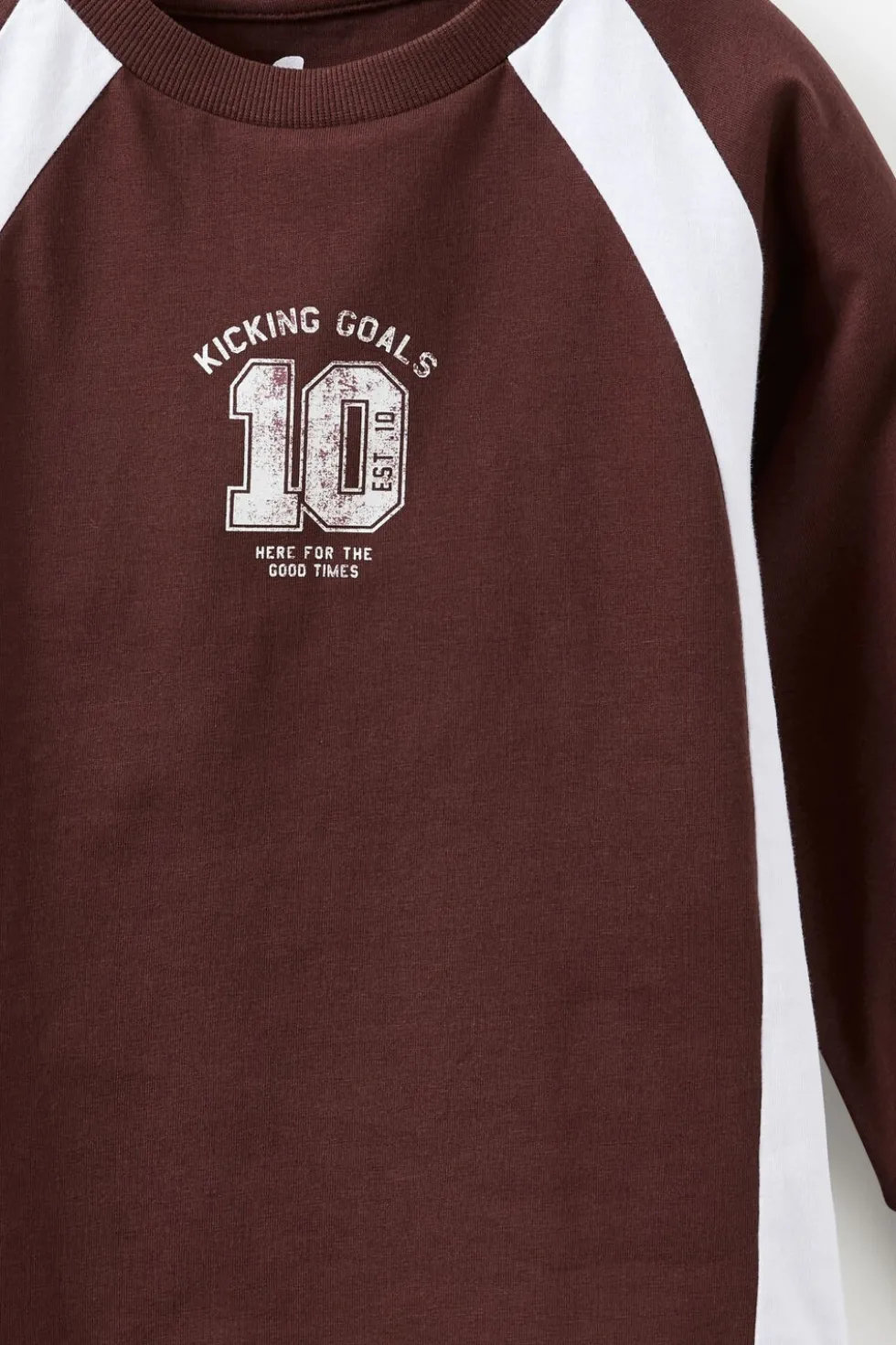 Moto Panelled Long Sleeve Tee